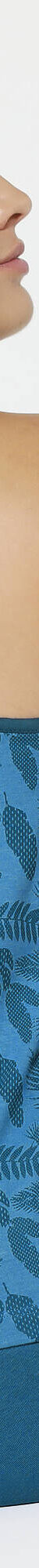 Débardeur fluide imprimé végétal (bleu pétrole) Débardeur fluide imprimé végétal (bleu pétrole)